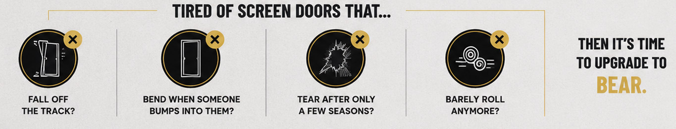 Tired of Screen Doors THAT...