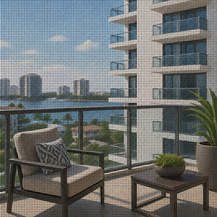 Condominiums Available in custom sizes to fit many condo sliding glass door openings.